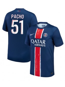 Paris Saint-Germain Willian Pacho #51 Domaci Dres 2024-25 Kratak Rukavima